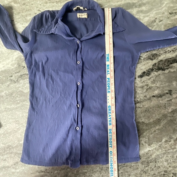 Christian Dior Vintage 70's Saks Fifth Avenue Shirt Blouse Sz 12 (Q1) - Picture 5 of 10